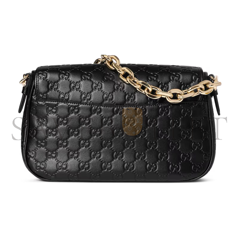 GUCCI GG EMBLEM MEDIUM SHOULDER BAG 848882 (28*17*9cm) GUCCI GG EMBLEM MEDIUM SHOULDER BAG 848882 (28*17*9cm)